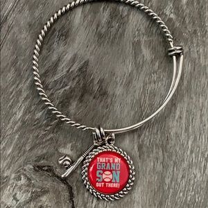 Grandmother bracelet that’s my grandson baseball